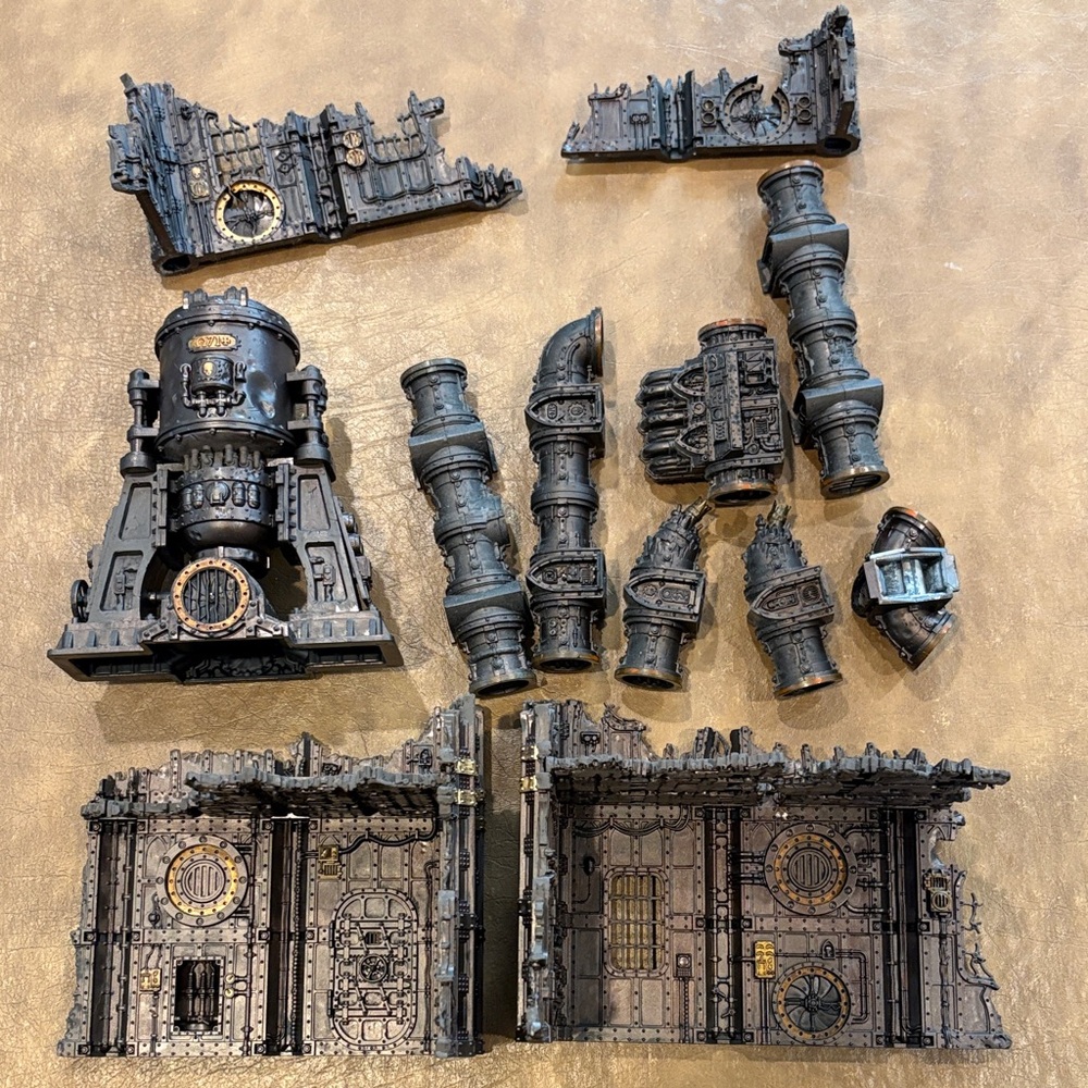 Warhammer 40k - Industrial Themed/steampunk terrain set